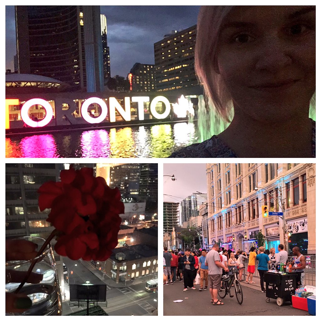 Jahoofka's tweet photo. Went for a walk to check out #MMVAs #mmva2017 got a flower & had 2 men start fighting over who gets to talk to me #onlyinyyz #noR #TheSix https://t.co/vIKVnCGRdm