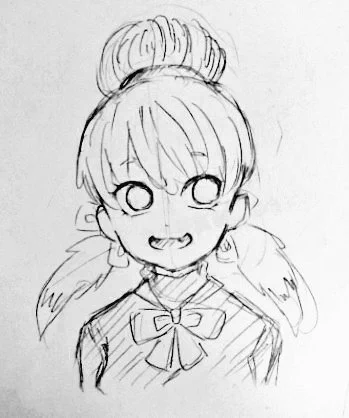休み時間の落書き( ˊᵕˋ* )♩
トト子ちゃんとニャーちゃんを合わせたような女の子👩 