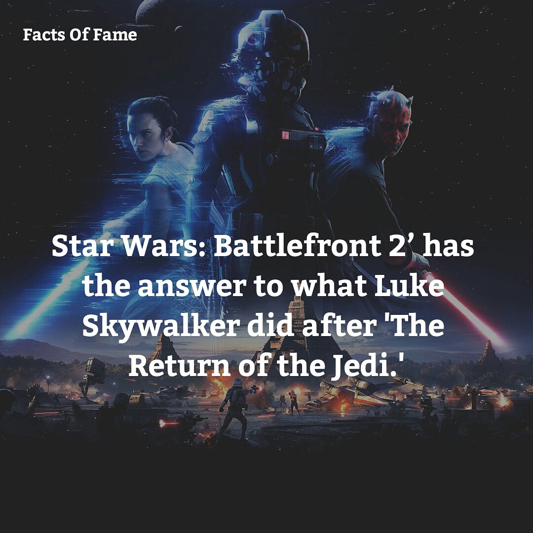 FactsOfFame's tweet photo. Thank you EA...#factsoffame #starwars #returnofthejedi #jedi #lucasarts #story #movies #electronicarts #storyline #nerd #awesome #videogames https://t.co/jnswlKVVOI