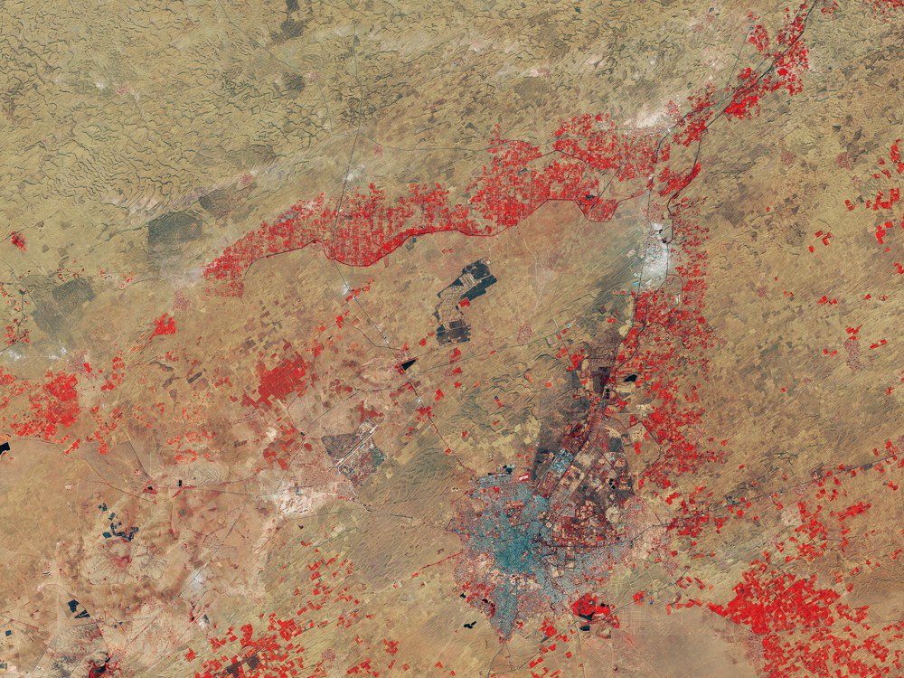muyinteresante's tweet image. El desierto de Thar (India) visto desde el espacio. ¡Sorprendente!, ¿verdad?: 
muyinteresante.es/ciencia/fotos/…