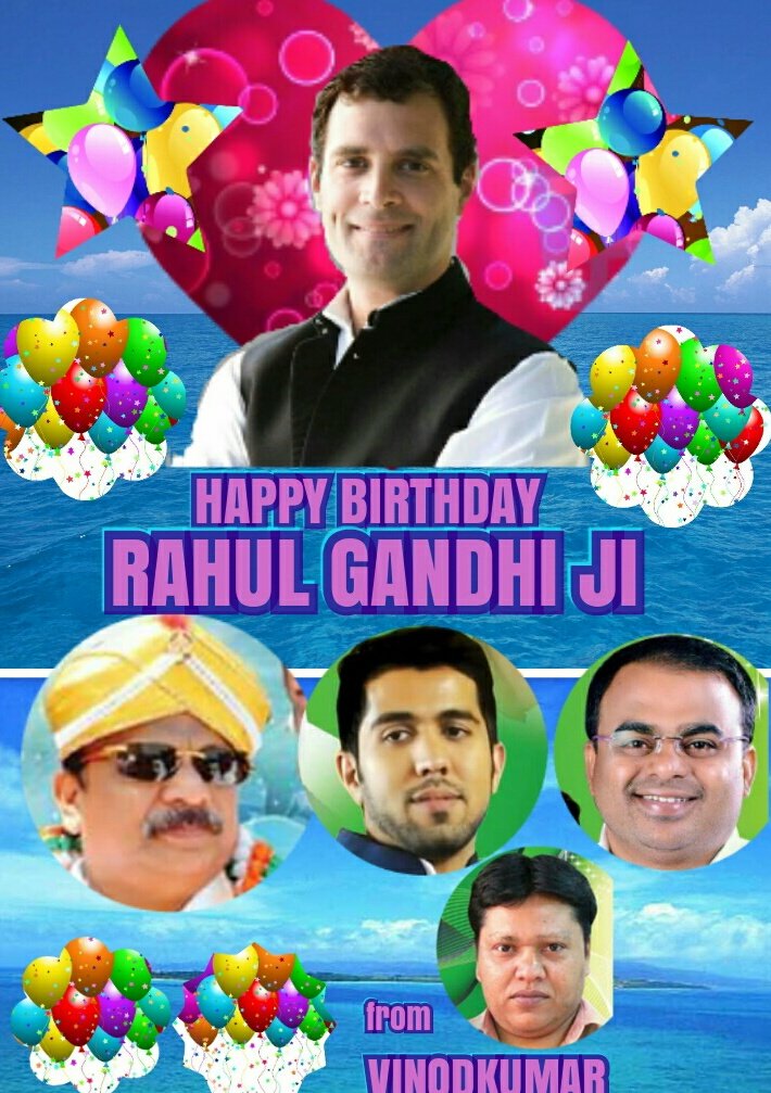 Happy birthday sir RAHUL GANDHI JI 