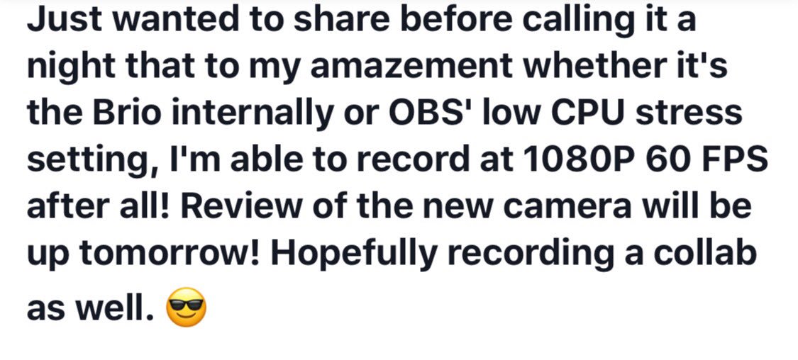 JoshRazauskas's tweet image. #LogitechBrio #NewCamera #YouTube