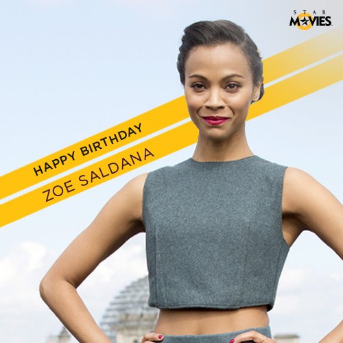 Happy birthday to the stunning Zoe Saldana! 