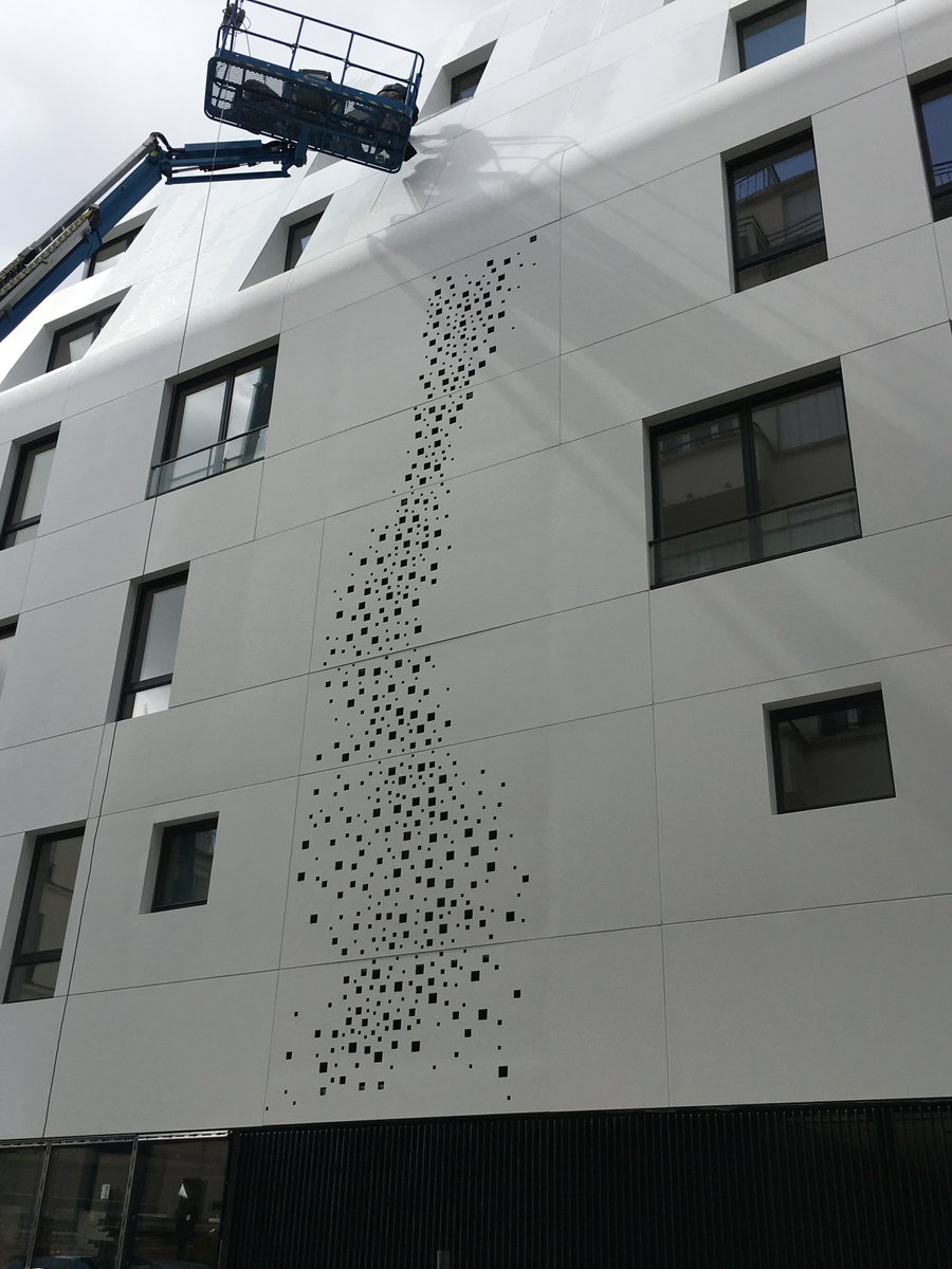 crea_diffusion's tweet image. Réalisation de la facade en Corian de La Croix Nivert PARIS.
SURFACE : 785 m²
ACHITECTES :Nakache Orihuela Architectes.
