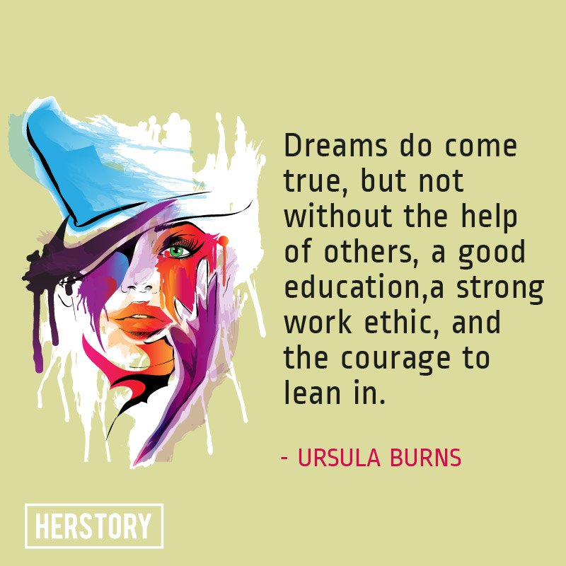 herstoryYS's tweet photo. #Dream big, #work for it and never #hesitate to ask for help. #MondayMotivaton https://t.co/FfaOSQm4Er