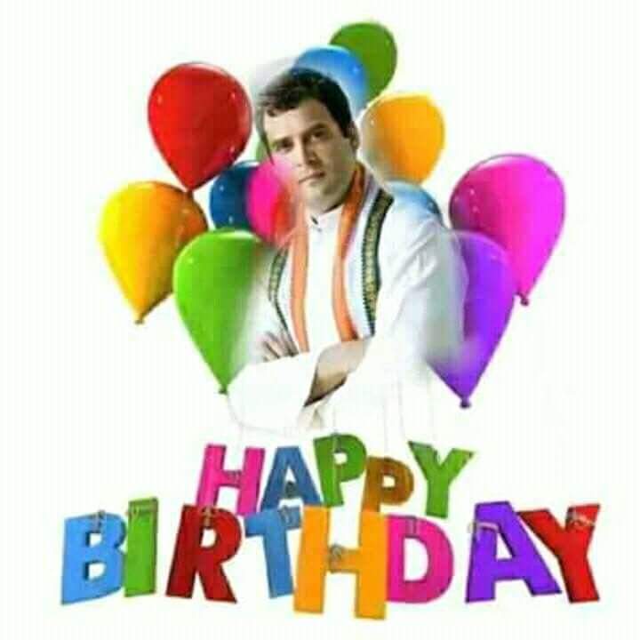  Happy Birthday Congress Vice President Shri Rahul Gandhi ji. God Bless You & Your Family 