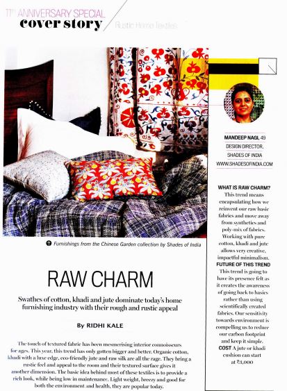 Shades Of India (@shades_india) on Twitter photo Design director and co- founder, Ms. Mandeep Nagi talks to <a href="/IndiaToday/">IndiaToday</a> Magazine about current trend in home furnishing! #ShadesOfIndia Design director and co- founder, Ms. Mandeep Nagi talks to <a href="/IndiaToday/">IndiaToday</a> Magazine about current trend in home furnishing! #ShadesOfIndia