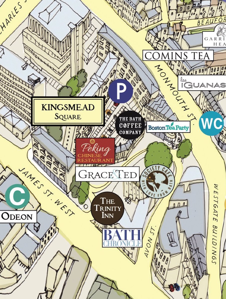 sussedoutmaps's tweet photo. ๐บ Kingsmead Square: a place to stop & watch the world go by. We know Bath. #bathsomaps #mapofbath #bath #app #visitbath https://t.co/p4FYvH5Wbe