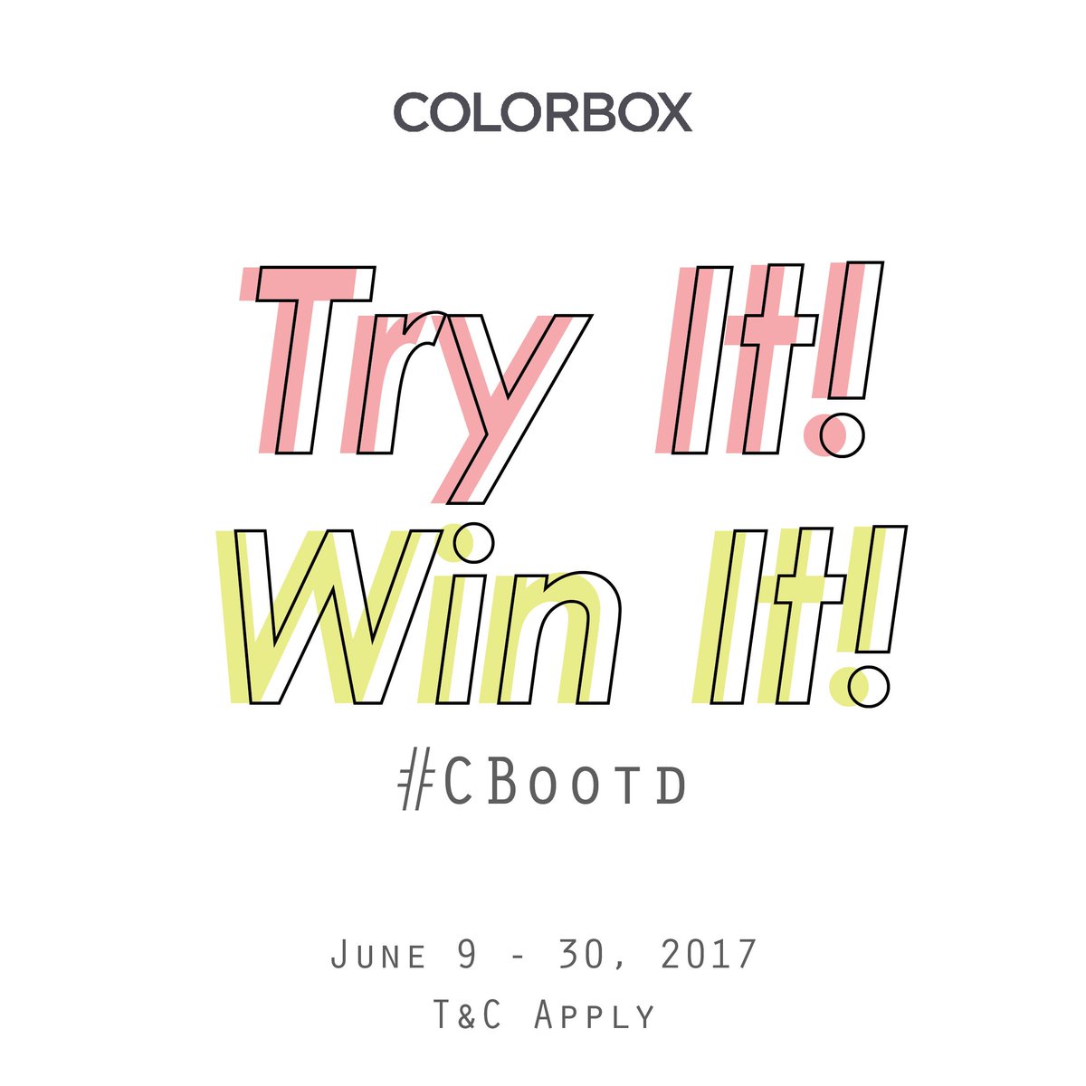 Be the winner! Check our facebook account or instagram post for more details! #colorboxindonesia bit.ly/COLORBOXFB