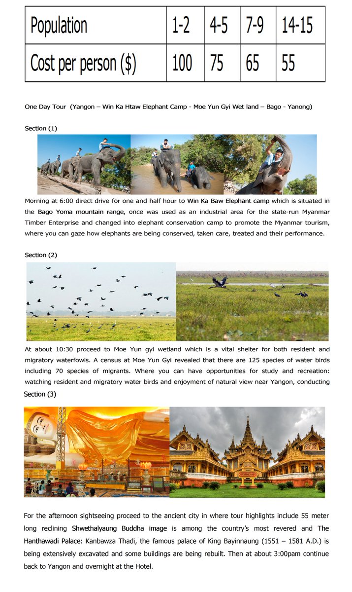 MyanmarUst's tweet image. Hello all! 
Greeting from Universal Sky Top.
 Let us introduce with won created Special Trip in colorful Myanmar with most convenience price