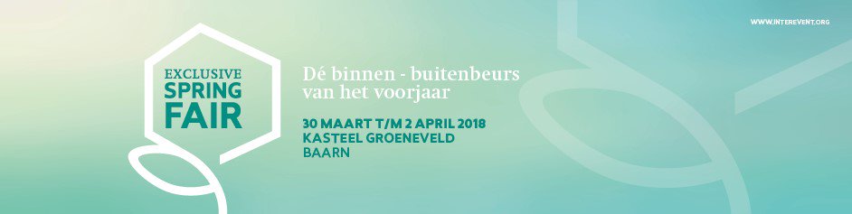 FairExclusive's tweet image. Koop nu alvast kaarten met korting voor Exclusive Spring Fair via:
shop3.ticketscript.com/channel/html/g…! De binnen - buitenbeurs van het voorjaar!