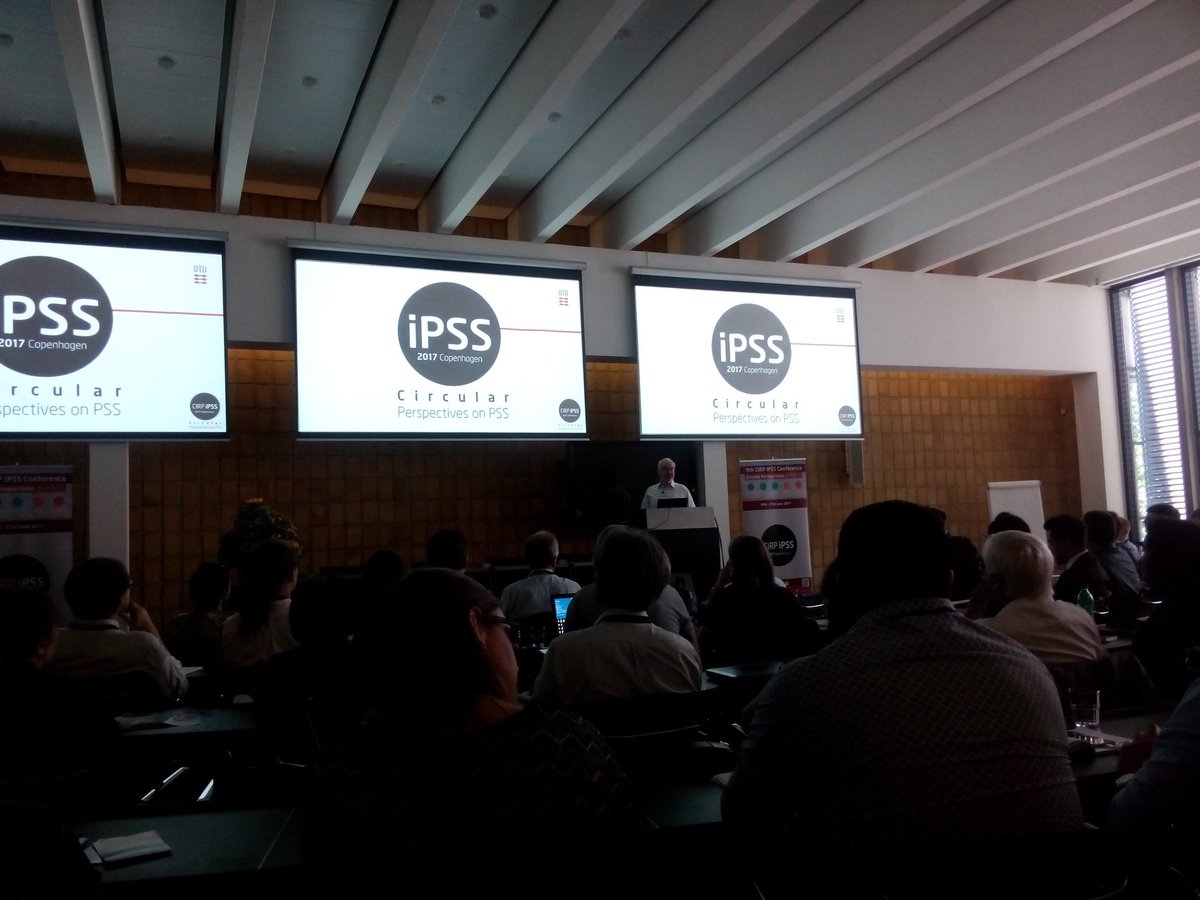The #IPSS2017 conference has kicked off! Looking forward to 3 days of Product/Service Systems presentations, inspiration and conversation