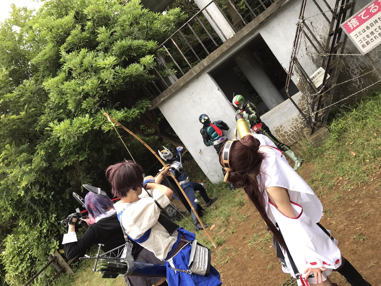 Tetsu 次回の仮面ライダー 艦これ大戦 仮面ライダーvs艦これ 奪われた猿島 我らの仮面ライダーは猿島を取り返せるか でお楽しみ下さい です とか 笑 猿島 アコスタ 仮面ライダー コスプレ T Co V4dswmcknl Twitter