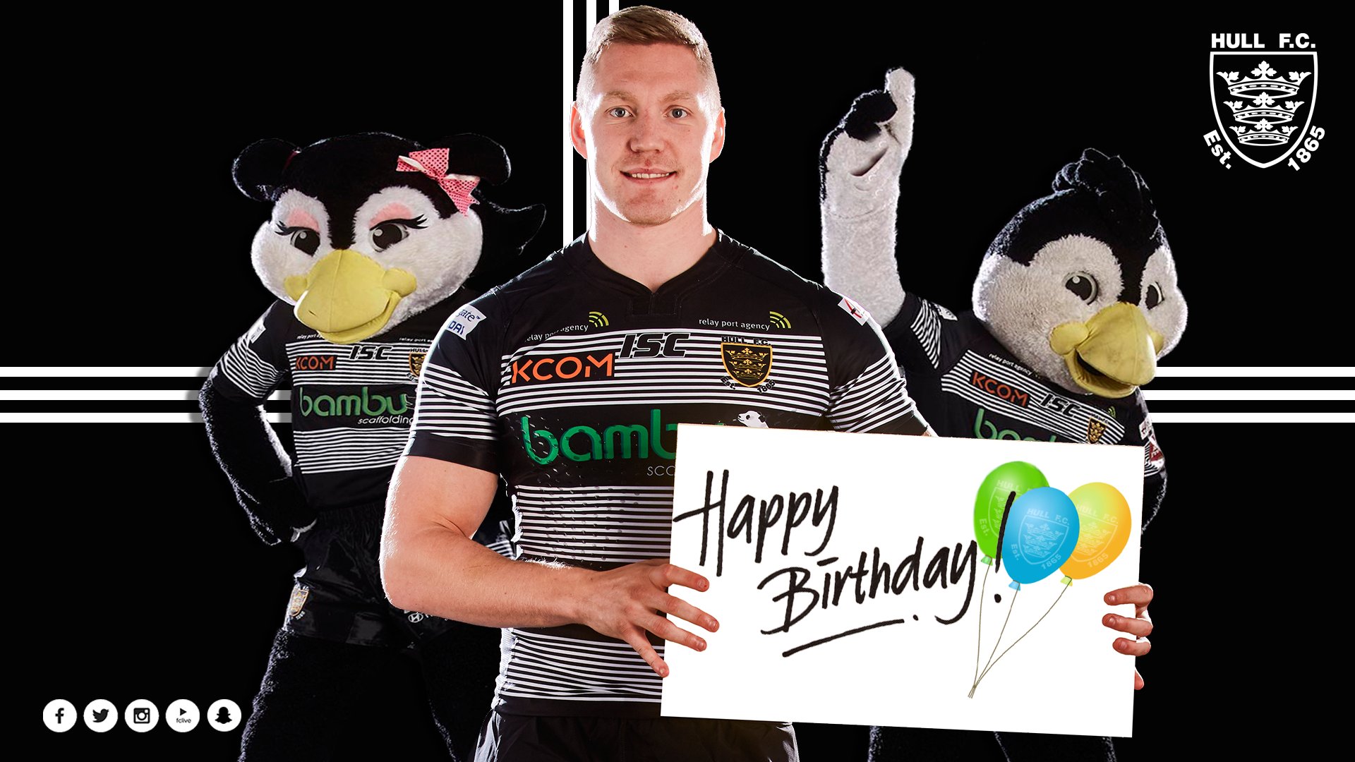 Happy Birthday to Junior Members Ryan Dunn (16) & Harriet Ledger (5) ! 