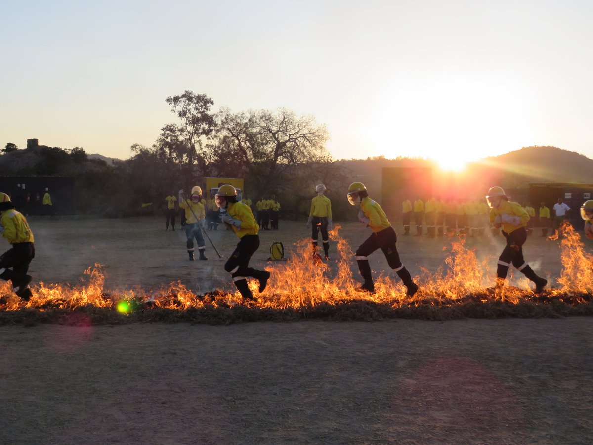wo_fire's tweet photo. The day was sealed with a demonstration of walking through a fire showcasing team readiness as #FireSeason is underway. #CrewLeaderTraining https://t.co/1JX57RBSjq