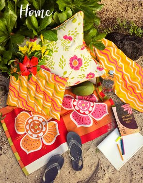 Brighten up your home &amp; garden with some <a href="/GudrunSjodenUK/">Gudrun Sjödén UK</a> Homeware. #ColourfulInteriors #GudrunsWorld #GudrunHomeware