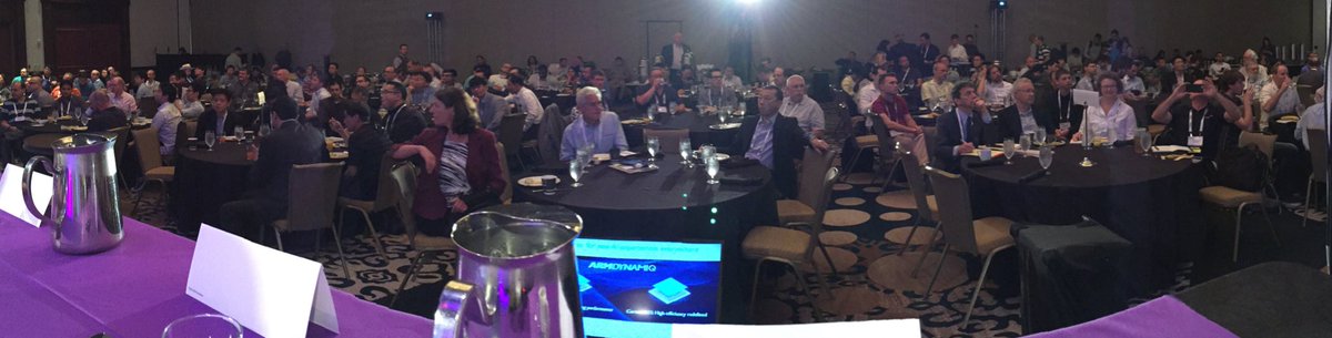 SRO full house to kick off #54DAC w/ partners #ARM #TSMC #HiSilicon #snps