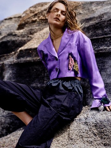 The beautiful ‘Lou’ Jacket from #EmmaCharles featured in @SuitcaseMag styled by <a href="/RobynKotze/">Robyn Kotze</a> #Editorial #Fashion #FashionPhotography