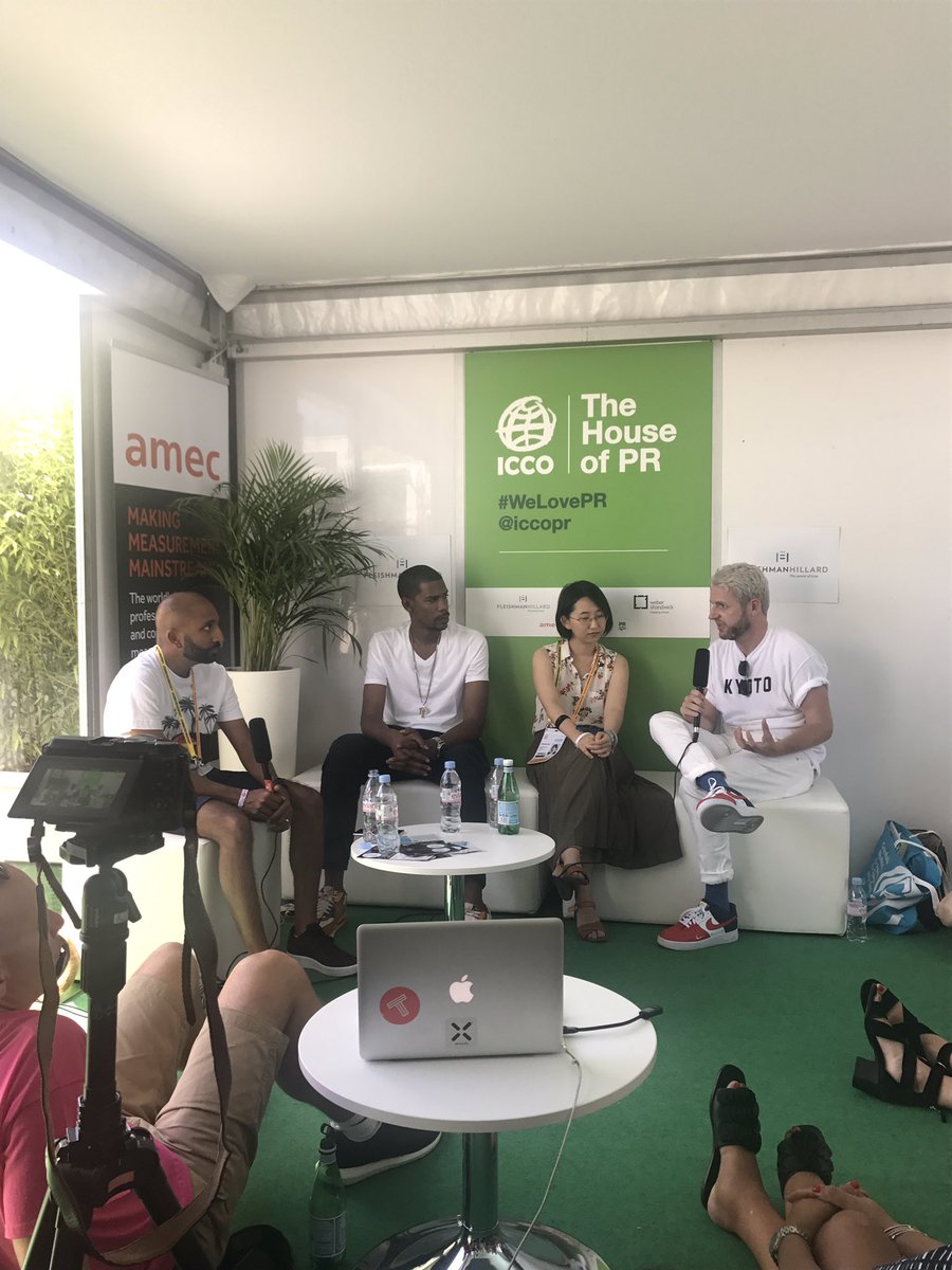 Look <a href="/LondonKev/">LondonKev</a> !!! You're on twitter !!! Dapper dude makes many brilliant things sound even brilliant-ter w/ <a href="/Young_Guru/">Young Guru</a> #canneslions2017