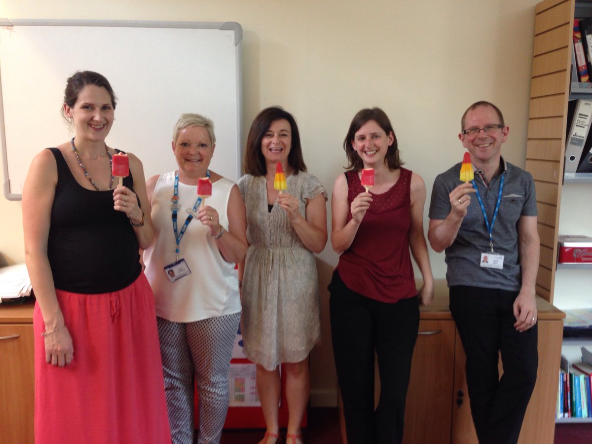 DCHS_QBS's tweet photo. Trying to keep cool with Ice Lollies in QBS today @DCHStrust 🌞🌞 https://t.co/venGxyYjj1