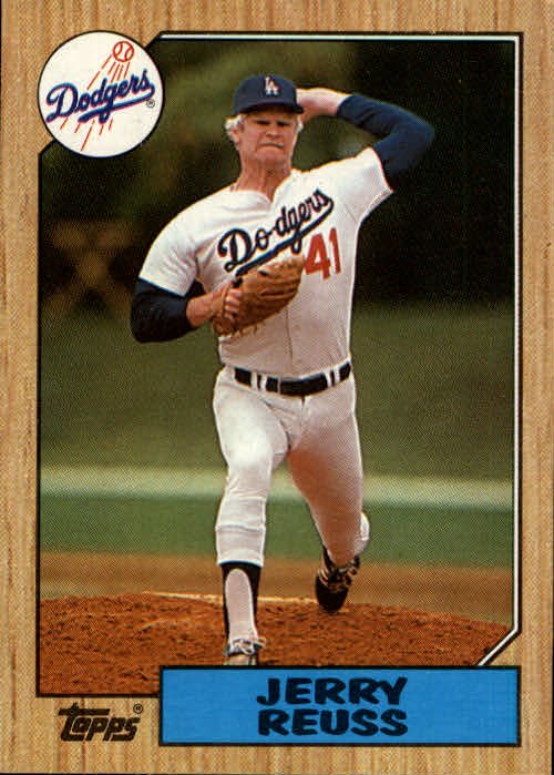 Happy 68th birthday to 22-year MLB veteran Jerry Reuss! In 1987, I thought he was already 68. 