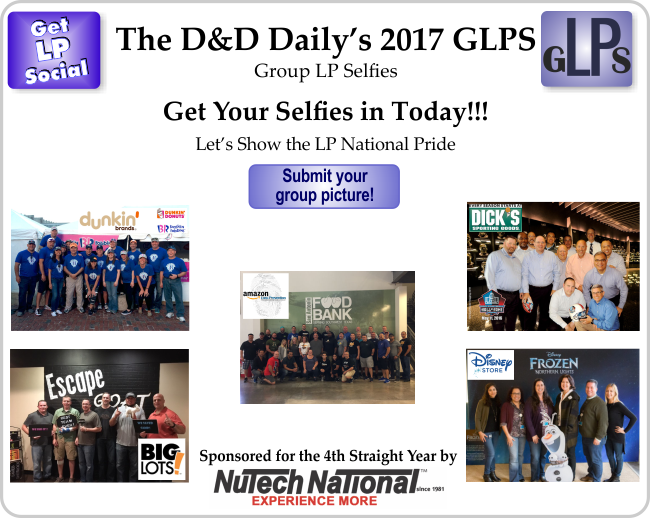 Submit your Group LP Selfies today for the pizza party drawing next week (sponsored by <a href="/NuTechNational/">NuTech National</a>)! More info: d-ddaily.net/2017-glps
