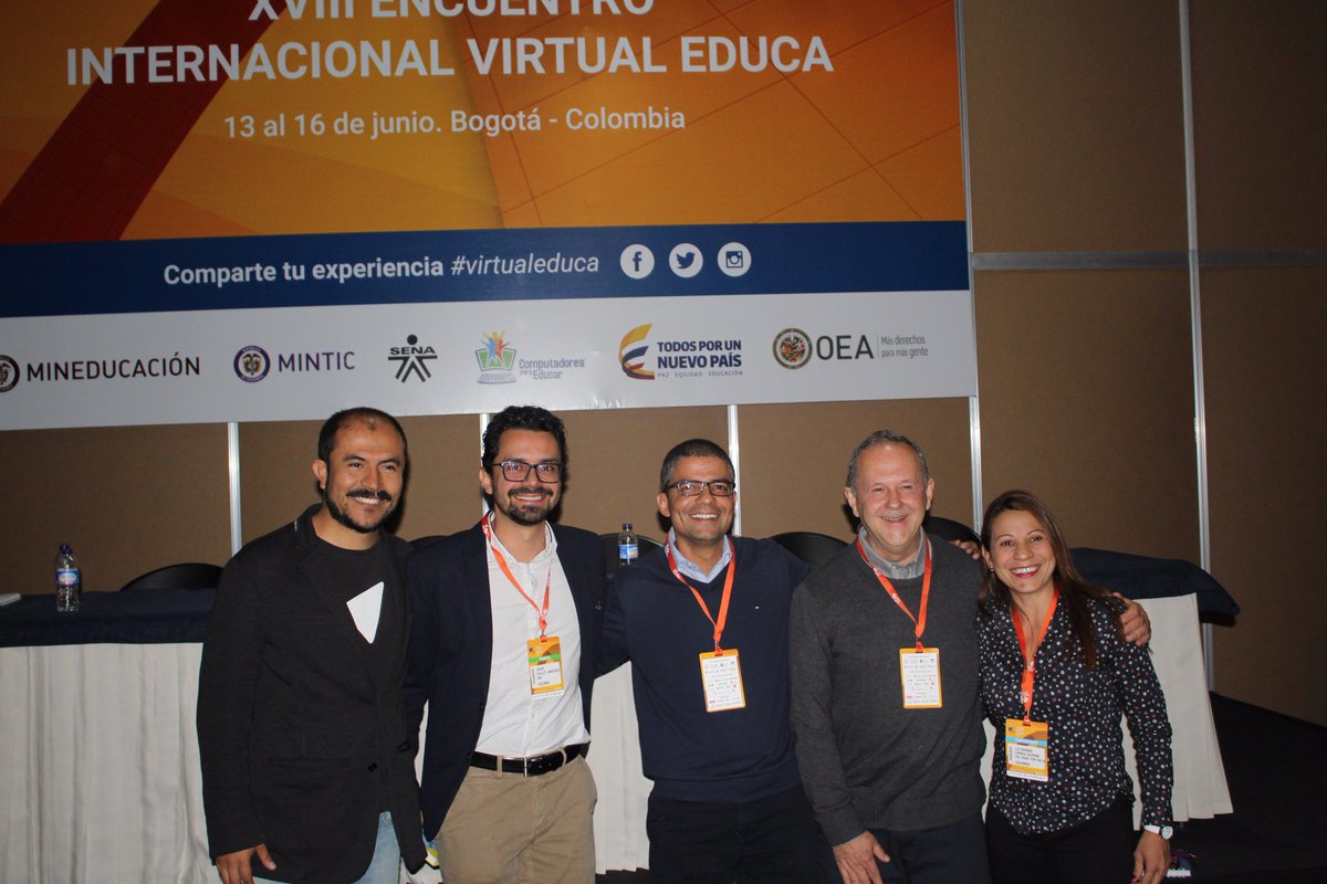 Trust4Americas's tweet photo. 🇨🇴Participamos en el XVIII Encuentro @virtualeduca compartiendo experiencias sobre #ProgramaDIA -Democratizando Innovación en las Américas- https://t.co/BiMvHjwMn4