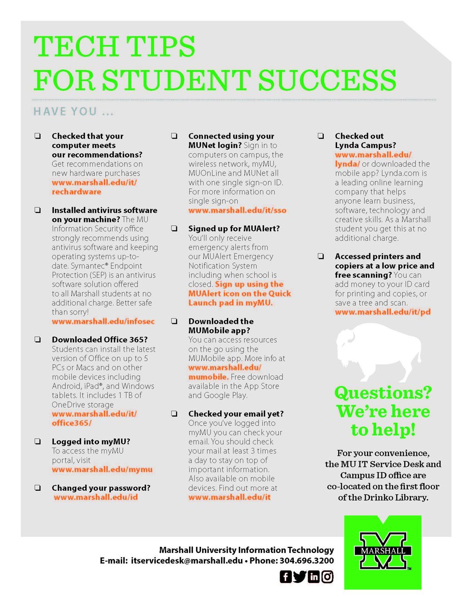 MarshallU_IT's tweet photo. @MarshallU_IT helps with tech needs https://t.co/X73gti2XVh via @heralddispatch #CheckMUITout https://t.co/dK7kGCVRhV