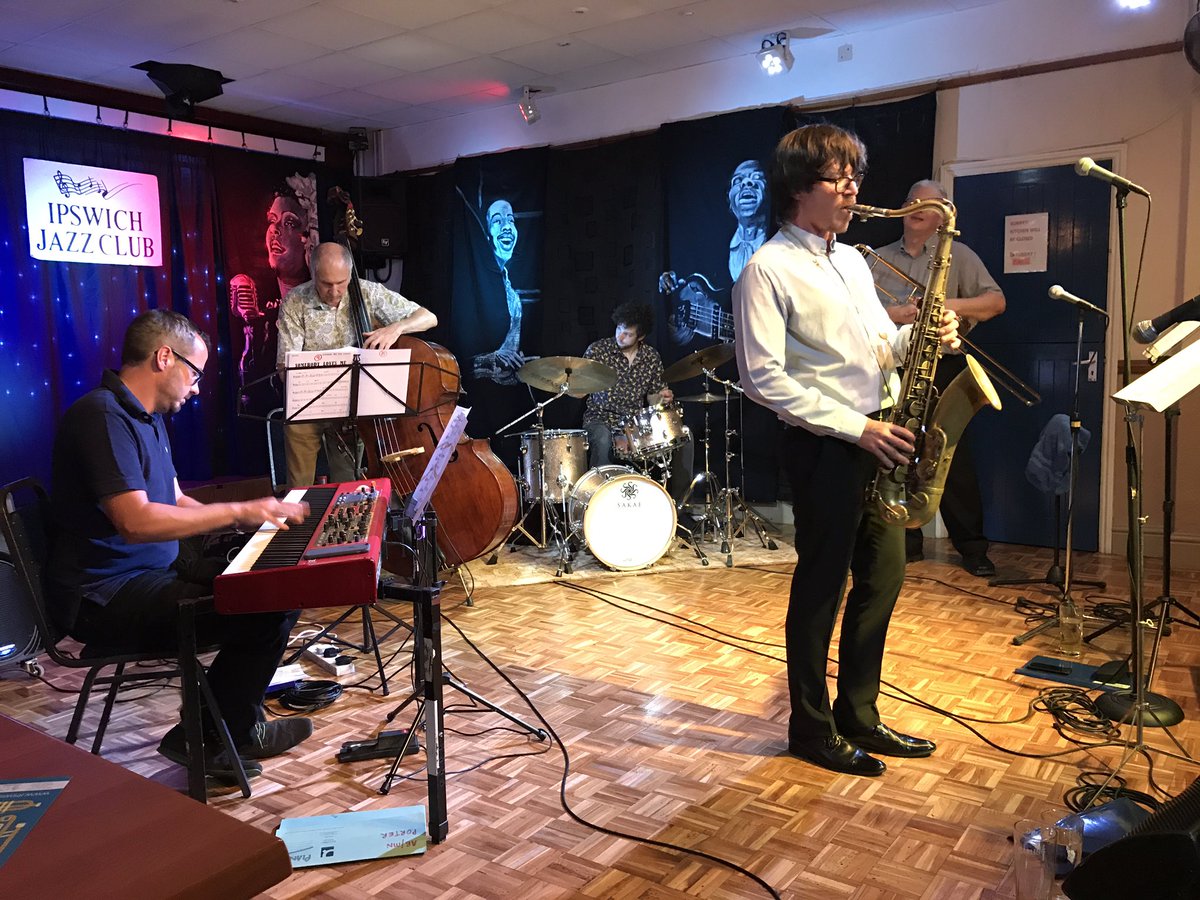 ipsjazzandblues's tweet photo. Tks 2 all those who supported last nite's splendid gig by  #OsianRoberts &amp; #MarkNightingale with #JimWatson, #DavidDyer &amp; #SimonWoolfe https://t.co/mFg3gYz6Nm
