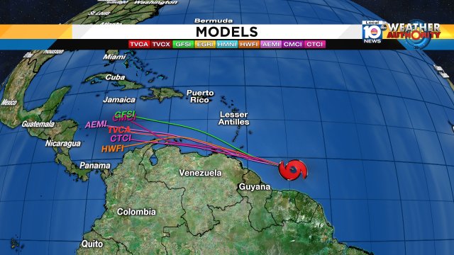 Here are the latest model for the Disturbance in the Atlantic. https://t.co/eHwqfp1BxC