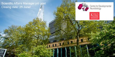 Apply by 25/6: #ScienceManagement #PublicEngagement #Communication #Job #Research #Neuroscience @KingsJobs bit.ly/2se54qf