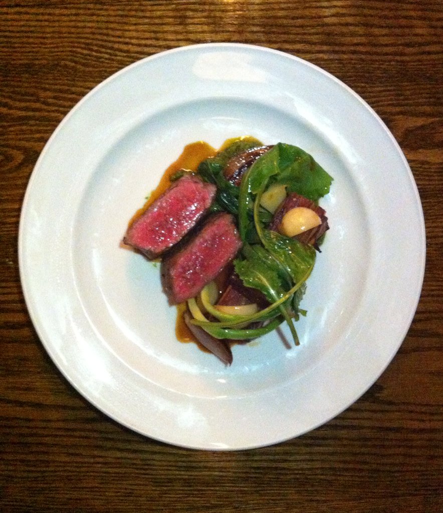 .<a href="/cinara350/">Cinara</a> Koji aged beef striploin, potato, navet, salsa verde