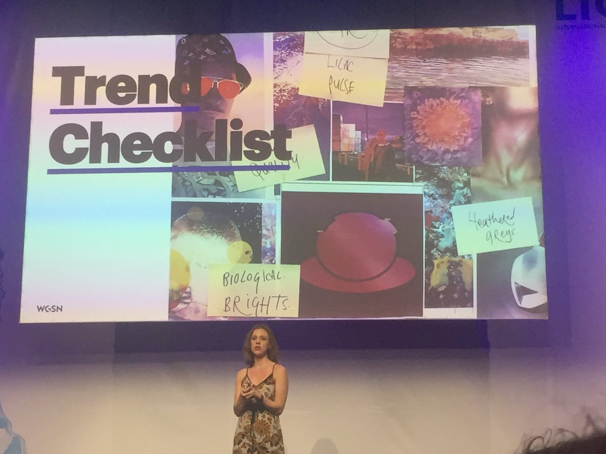 weinstock's tweet image. #CannesLions #Canneslion2017  Forcasting Trends #rfbinder @CarlaBuzasi Trends Checklist Red is the new Pink, Bored is the new Black
