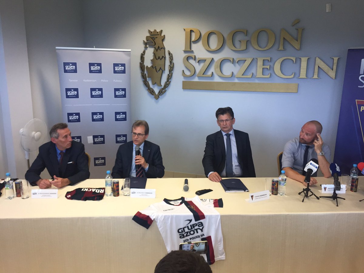 Podpisanie umowy między <a href="/Grupa_Azoty/">Grupa Azoty</a> a <a href="/PogonSzczecin/">Pogoń Szczecin</a> #szczecin #pogon