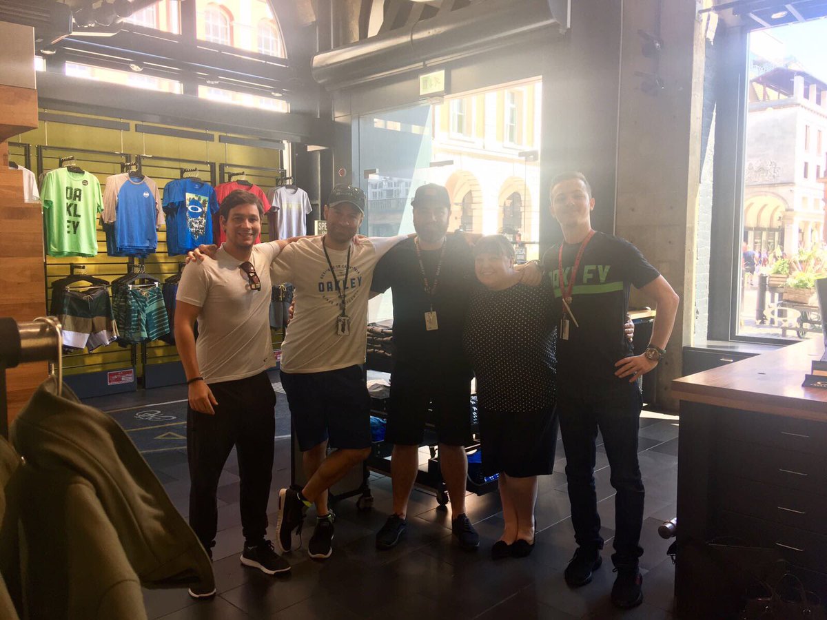 Productive morning with the Oakley team <a href="/SotSoll/">Sotiris Shollaj</a> <a href="/GavinSGHLondon1/">Gavin@SGH_London</a> <a href="/SGHJeff/">Jeff Dunaway</a> <a href="/RosDeans/">ros marshall</a>