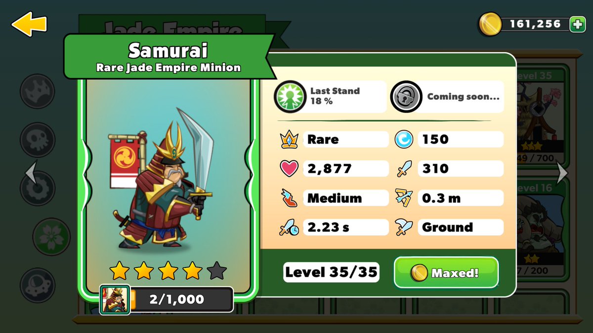 BtsBushido's tweet photo. Level 4 Samurai! Boy is looking sharp!! @TowerConquest what ya think @BTSKamakazi ? https://t.co/Mm3l8UxvU9