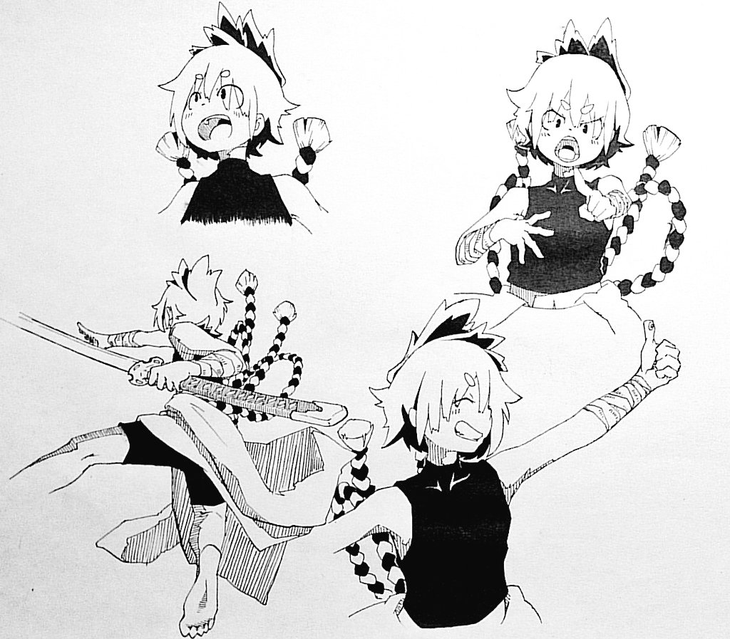 なかなか可愛くて気に入ったから描いた
髪型ドゥナッテンノ。 