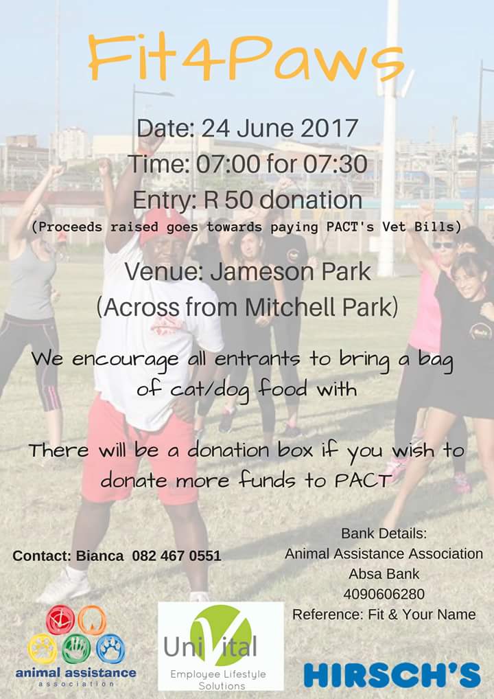 Univital_Life's tweet photo. See you on the weekend tweeps #Fit4Paws #MeeFitChallenge https://t.co/X1hdeCDCwP