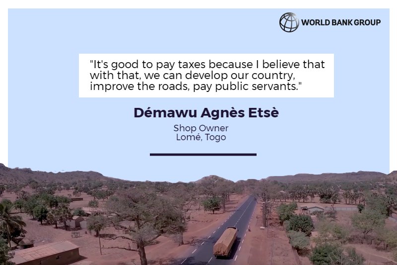 WorldBankGroup's tweet photo. Tax officials in West #Africa are listening to their citizens who want to see gov't services improve  https://t.co/bOLXxrDEdl #Tax4Dev https://t.co/bNNvA8xThJ