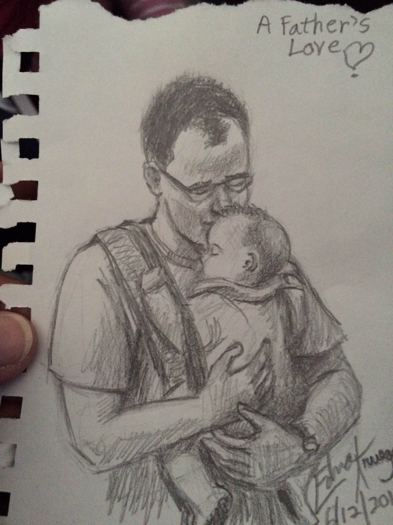 Warmest Fathers Day Greetings with Sketch People Online Instagram Post  Template  VistaCreate