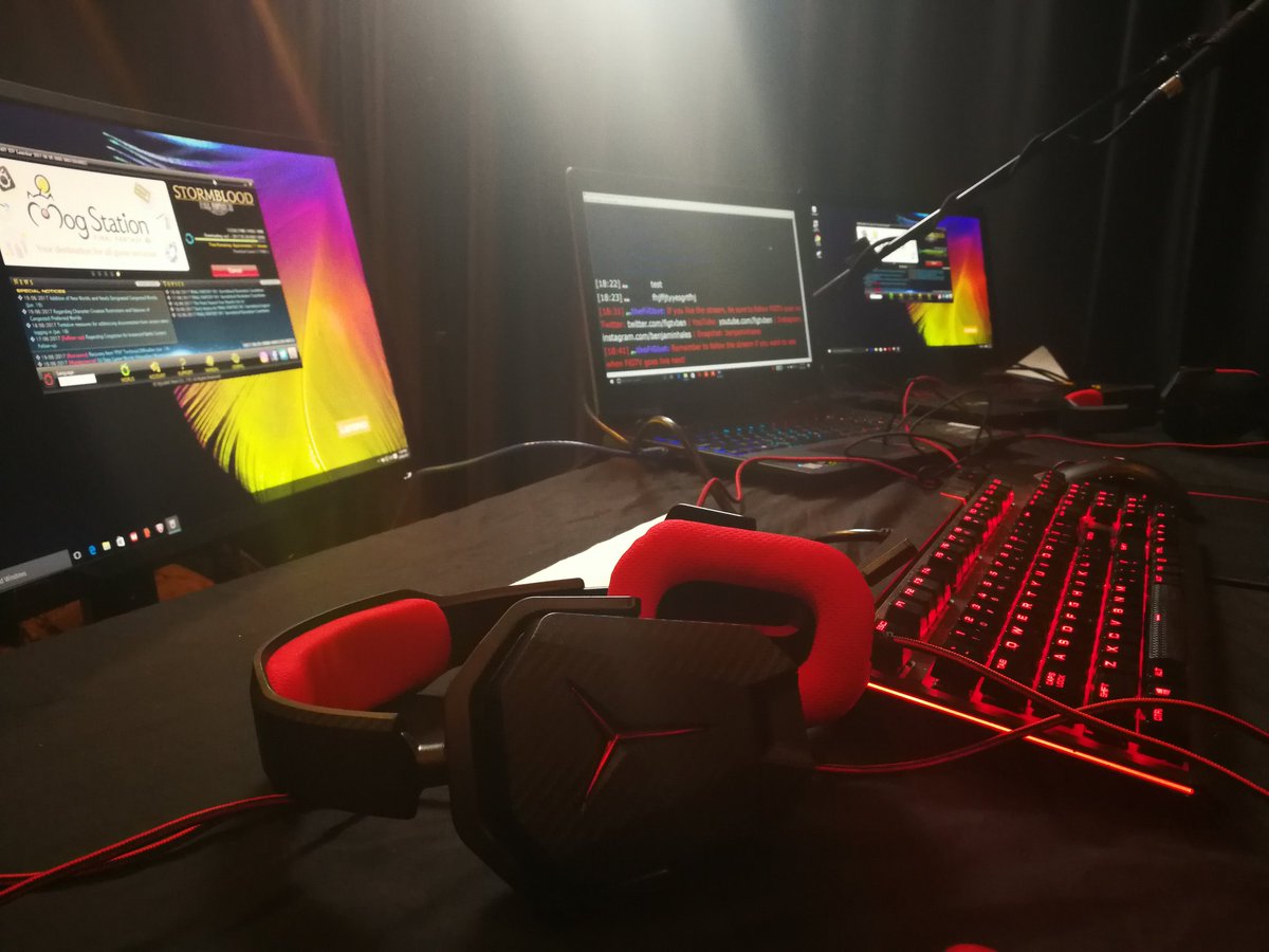 PhidMcAwesome's tweet image. Was awesome to be with @LenovoANZ , supporting the Aussie launch of #FFXIVStormblood !