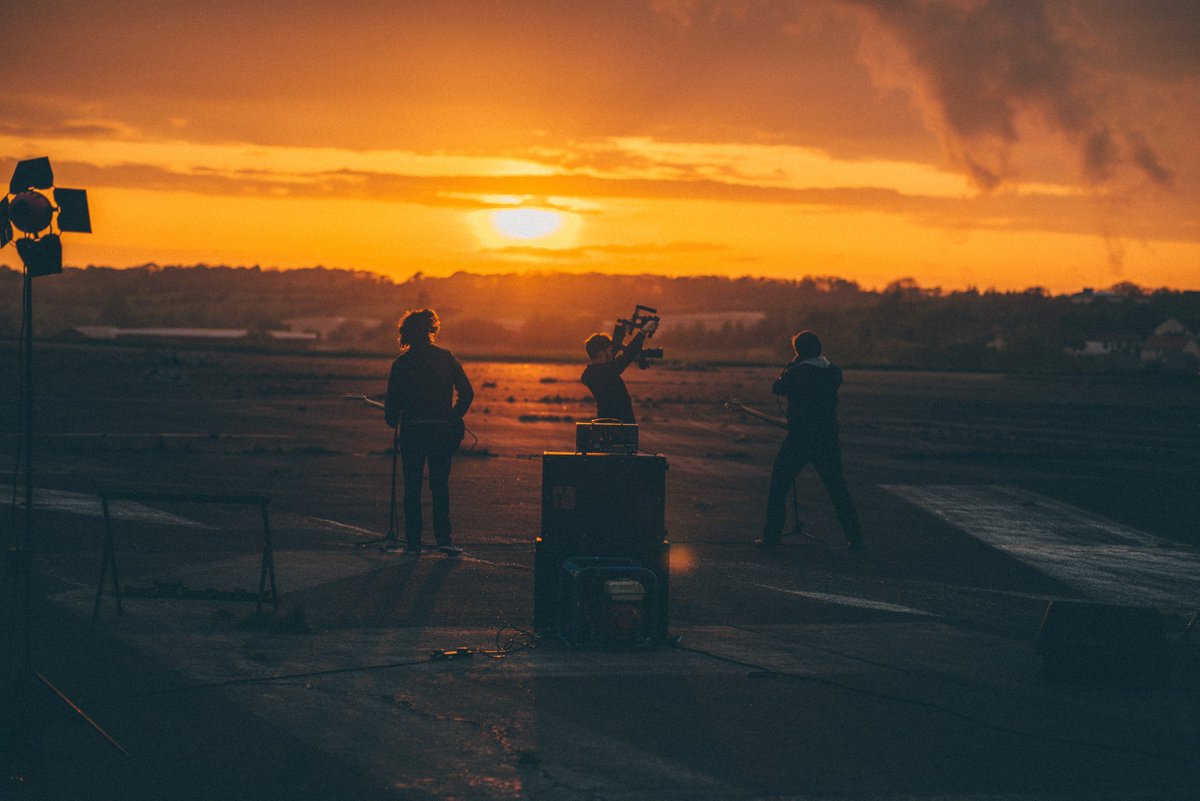 // Sunset on the "Dawning" shoot - beautiful view over Bristol //