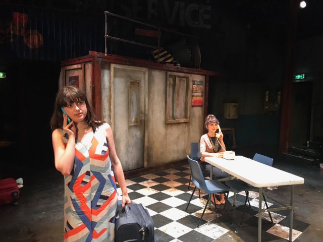 suzettecoon's tweet photo. VEGAN VISITING, spectacularly brought to life by Jaclyn @jacbradley
Wowza!
w. @RebecaRayne & @TracyWiles
part of #9plays @swkplay https://t.co/uHm2KZrWzk