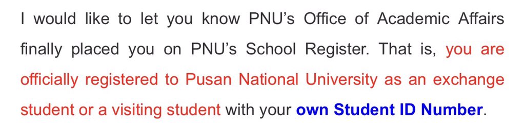 syubub's tweet photo. also whilst im on this acc i should update. 
im now officially a student and pusan national university in korea https://t.co/HdKTWz8Wup