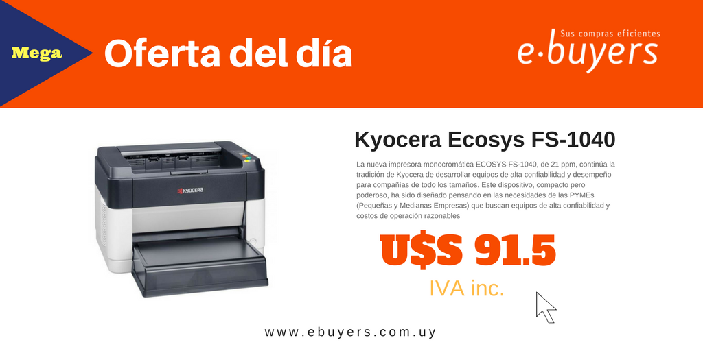 eBuyersnet's tweet photo. ¡Precio increíble!
Comprá ya: https://t.co/kTHxtE8YL5 https://t.co/noFWxDyMbw