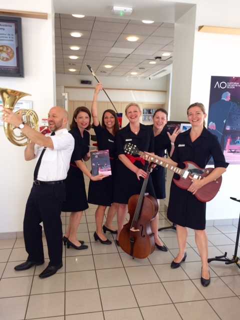 IGDIrn's tweet photo. Jusqu'au 21 juin RDV agence #AirFrance Lyon. Jouez avec #AirFrance et #ONL  #FeteDeLaMusique et tentez de gagner des places Ravel et le Jazz https://t.co/Uva4cbexJd