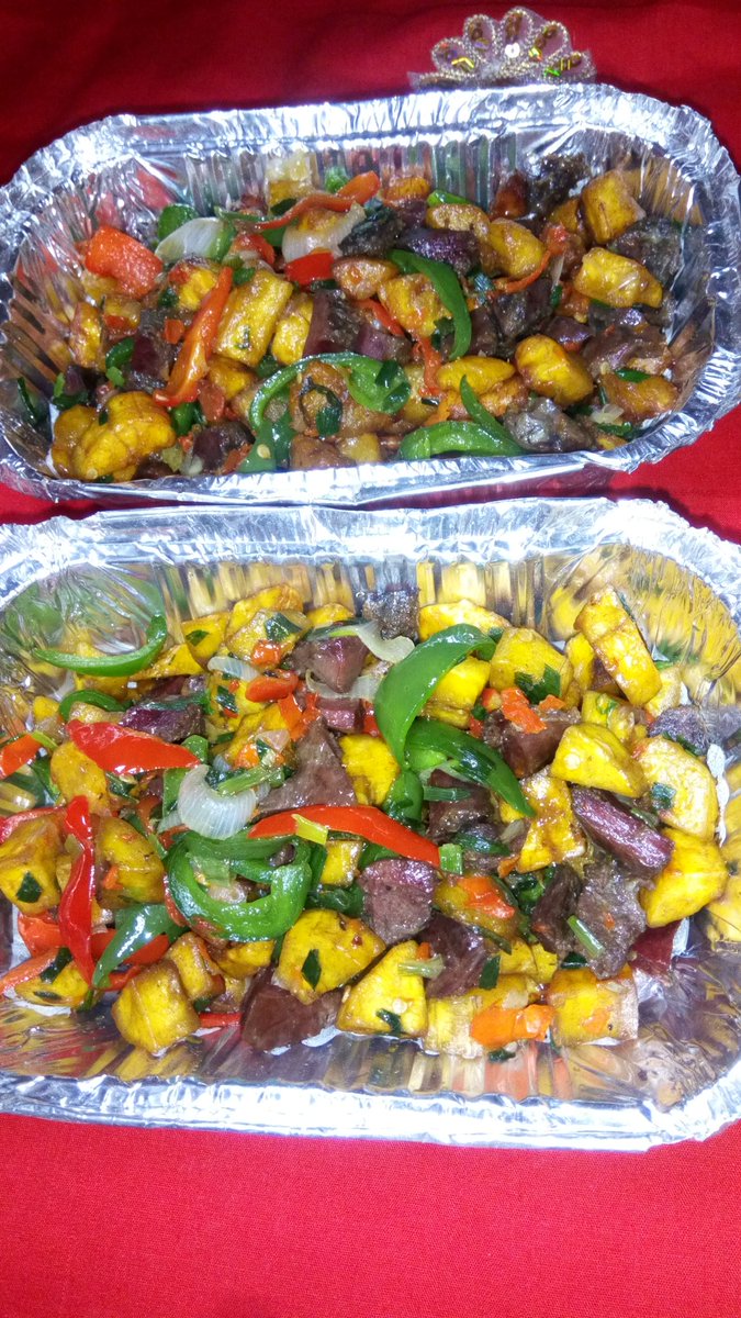 Misprom's tweet photo. Today's order. Ripe and unripe plantain gizdodo 😍 https://t.co/eLbj0XLHkZ