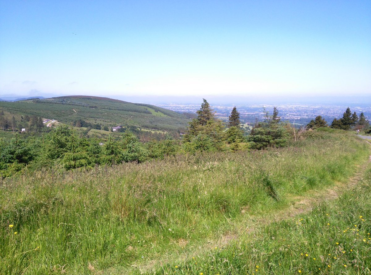 annie_goss's tweet photo. Beautiful views over all of Dublin from #fairycastle #2rock Mountain!! @IrelandWalking https://t.co/KVaQ153D4K