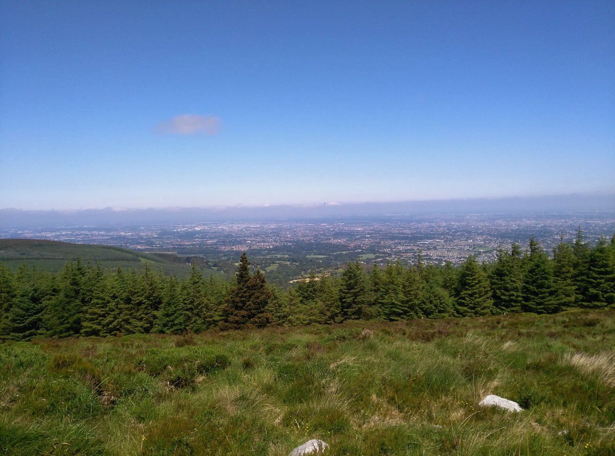 annie_goss's tweet photo. Beautiful views over all of Dublin from #fairycastle #2rock Mountain!! @IrelandWalking https://t.co/KVaQ153D4K