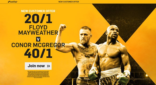 betandskill's tweet photo. 👊 Super Odds!

40/1 #McGregor
20/1 #Mayweather

Join Betfair 👉 https://t.co/FEk8Ls9NO5

🥊 #MayweatherMcGregor #McGregorMayweather #boxing https://t.co/uy1EIm1aAN